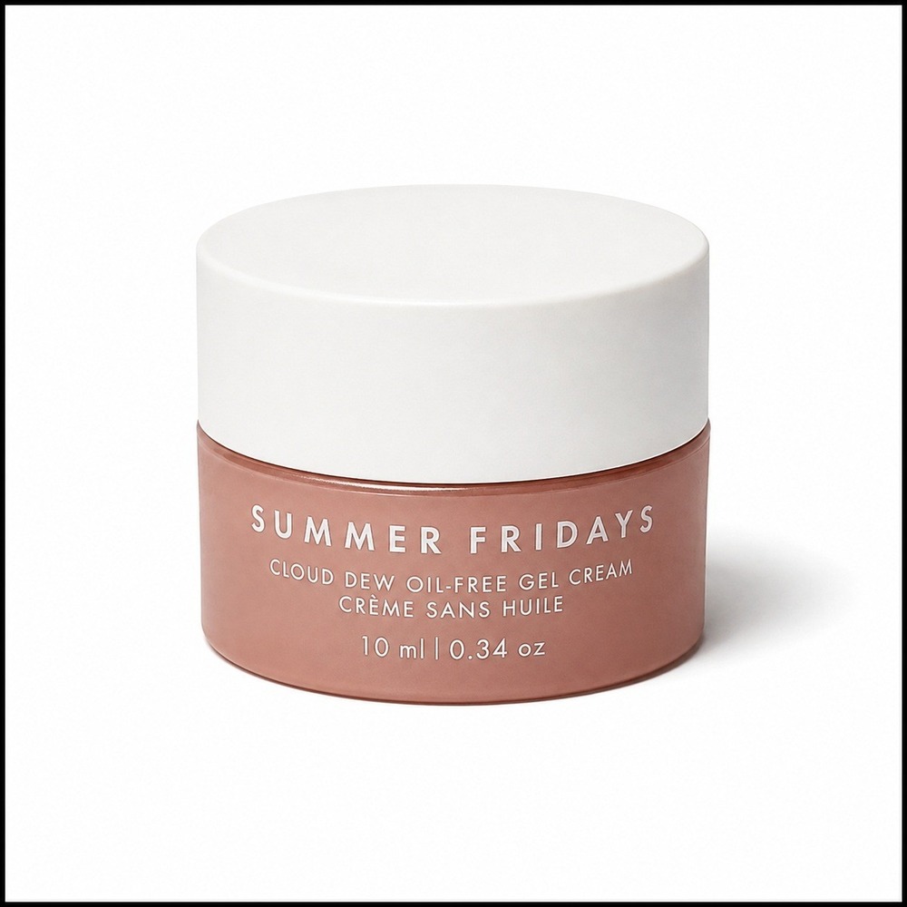 Summer Fridays Cloud Dew Oil-Free Gel Cream Moisturizer Travel Size New 0.34oz.